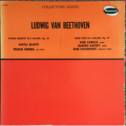 Ludwig van Beethoven Quintet In C Major, Op. 29 For Strings / Trio In C Major, Op. 87 For Two Oboes And English Horn Vinyl LP USED