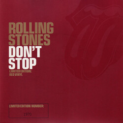 The Rolling Stones Don't Stop USED VINYL 7INCH 45 RPM LIMITED EDITION NUMBERED