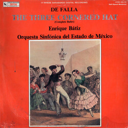 Manuel De Falla / Enrique Batiz / Orquesta Sinfonica Del Estado De Mexico The Three Cornered Hat (Complete Ballet) Vinyl LP USED