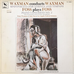 Lukas Foss / Franz Waxman / Los Angeles Festival Symphony Orchestra Waxman Conducts Waxman; Foss Plays Foss Vinyl LP USED