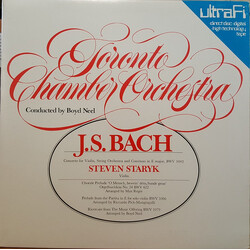 Johann Sebastian Bach / Steven Staryk / Toronto Chamber Orchestra / Boyd Neel Concerto For Violin, String Orchestra And Continuo In E Major, BWV 1042 
