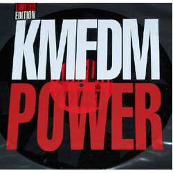 KMFDM Power USED VINYL 12INCH 33 S RPM SINGLE SIDED ETCHED LIMITED EDITION NUMBERED