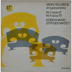 Vagn Holmboe / Københavns Strygekvartet Strygekvartetter Vinyl LP USED
