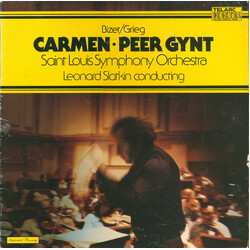 Georges Bizet / Edvard Grieg / Saint Louis Symphony Orchestra / Leonard Slatkin Carmen / Peer Gynt Vinyl LP USED