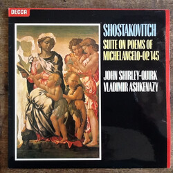 Dmitri Shostakovich / John Shirley-Quirk / Vladimir Ashkenazy Suite On Poems Of Michelangelo-Op. 145 Vinyl LP USED