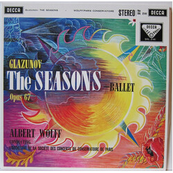 Alexander Glazunov / Orchestre De La Société Des Concerts Du Conservatoire / Albert Wolff The Seasons, Op.67 - Ballet Vinyl LP USED