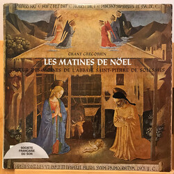 Chœur Des Moines De L'Abbaye Saint-Pierre De Solesmes / Dom Joseph Gajard Les Matines De Noël Vinyl LP USED