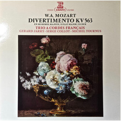 Wolfgang Amadeus Mozart / Le Trio À Cordes Français / Gérard Jarry / Serge Collot / Michel Tournus Divertimento KV 563 Vinyl LP USED