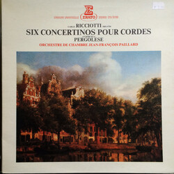 Carlo Ricciotti / Orchestre De Chambre Jean-François Paillard / Jean-François Paillard Six Concertinos Pour Cordes Attribués A Pergolese Vinyl LP USED
