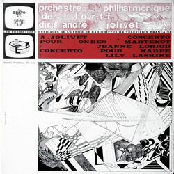 André Jolivet / Jeanne Loriod / Lily Laskine / Orchestre Philharmonique De L'ORTF Concerto Pour Ondes Martenot, Concerto Pour Harpe Vinyl LP USED