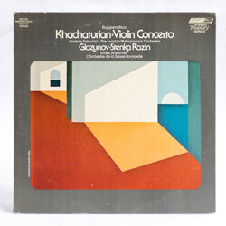 Aram Khatchaturian / Ruggiero Ricci / London Philharmonic Orchestra / Anatole Fistoulari Khachaturian Violin Concerto Vinyl LP USED