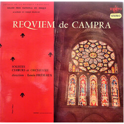 André Campra / Louis Frémaux Messe De Requiem Vinyl LP USED