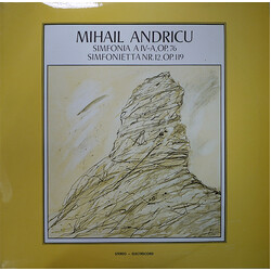 Mihail Andricu Simfonia A IV-a, Op. 76 / Simfonietta Nr. 12, Op. 119 Vinyl LP USED