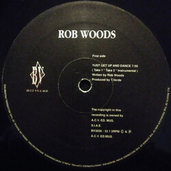 Robert Woods Yust Get Up And Dance USED VINYL 12INCH 33 S RPM
