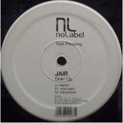 Jair Goin' Up USED VINYL 12INCH TEST PRESSING