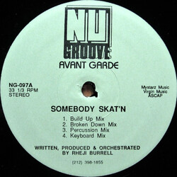 Avant Garde (4) Somebody Skat'n / C'mon USED VINYL 12INCH 33 S RPM