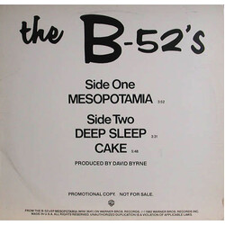 The B-52's Mesopotamia USED VINYL 12INCH PROMO
