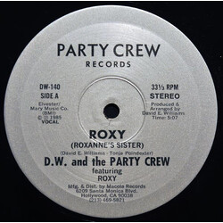 D.W. And The Party Crew Roxy (Roxanne's Sister) USED VINYL 12INCH 33 S RPM SINGLE