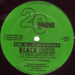 Black Evita Yo Mira! (Excuse Me) (Remixes) Vinyl 12" USED