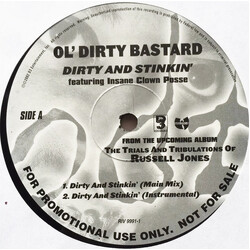 Ol' Dirty Bastard Dirty And Stinkin' USED VINYL 12INCH SINGLE PROMO
