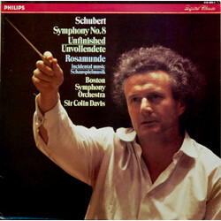 Franz Schubert / Sir Colin Davis / Boston Symphony Orchestra Symphony No. 8 Unfinished/Unvollendete; Rosamunde, Incidental Music/Schauspielmusik Vinyl