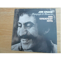 Jim Croce Photographs & Memories (His Greatest Hits) Vinyl LP USED