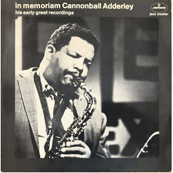 Cannonball Adderley In Memoriam Cannonball Adderley - His Early Great Recordings Vinyl LP USED