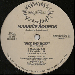 Massive Sounds She Say Kuff USED VINYL 12INCH 33 S RPM