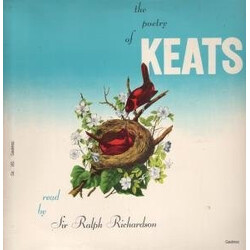 John Keats / Ralph Richardson (2) The Poetry Of Keats Vinyl LP USED