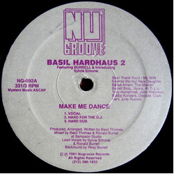 Basil Hardhaus Make Me Dance USED VINYL 12INCH 33 S RPM