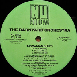Barnyard Orchestra Tasmanian Blues (C'mon Women) USED VINYL 12INCH 33 S RPM