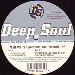 Matt Warren The Essential EP USED VINYL 12INCH 33 S RPM EP