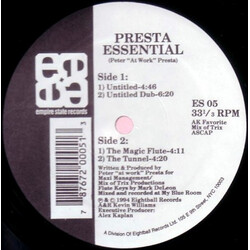 Peter Presta Presta Essential USED VINYL 12INCH 33 S RPM