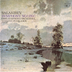 Mily Balakirev / Russian State Symphony Orchestra / Evgeni Svetlanov Symphony No. 1 In C Vinyl LP USED