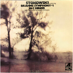 Leopold Stokowski / The London Symphony Orchestra / Johannes Brahms Symphony #1 In C Minor Vinyl LP USED