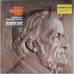 Richard Wagner / Sir Adrian Boult / The London Symphony Orchestra Music of Wagner Album 3: Siegfried Idyll / Music From "Parsifal" Vinyl LP USED