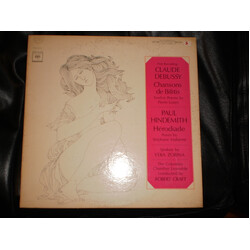 Claude Debussy / Paul Hindemith / Vera Zorina / Columbia Chamber Ensemble / Robert Craft / Stéphane Mallarmé / Pierre Louÿs Chansons De Bilitis / Héro