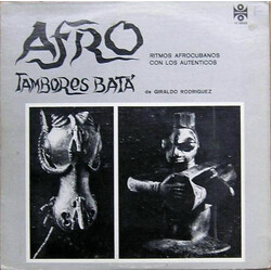 Tambores Batá De Giraldo Rodriguez "AFRO" - Ritmos  Afrocubanos Con Los Authenticos Tambores Bata De Giraldo Rodriguez Vinyl LP USED