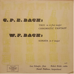 Carl Philipp Emanuel Bach / Wilhelm Friedemann Bach / Lois Schaefer / Robert Brink / Daniel Pinkham C.P.E. Bach: Trio in B flat major / Chromatic Fant
