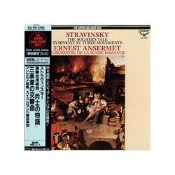 Igor Stravinsky / Ernest Ansermet / L'Orchestre De La Suisse Romande The Soldier's Tale / Symphony In Three Movements. Vinyl LP USED