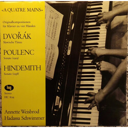 Antonín Dvořák / Francis Poulenc / Paul Hindemith / Annette Weisbrod / Hadassa Schwimmer A Quatre Mains Vinyl LP USED