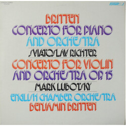 Benjamin Britten / Sviatoslav Richter / Mark Lubotsky / English Chamber Orchestra Britten: Concerto For Piano And Orchestra Op. 13 - Concerto For Viol