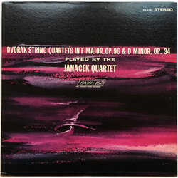 Janáček Quartet / Antonín Dvořák String Quartets In F Major, Op. 96 & D Minor, Op. 34 Vinyl LP USED