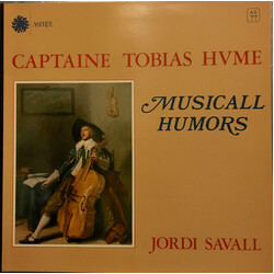 Tobias Hume / Jordi Savall Musicall Humors Vinyl LP USED