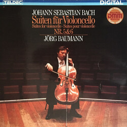 Johann Sebastian Bach / Jörg Baumann Suiten Für Violoncello Nr. 5 & 6 Vinyl LP USED