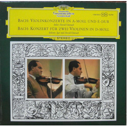 Johann Sebastian Bach / David Oistrach / Igor Oistrach Violinkonzerte In A-moll Und E-Dur / Konzert Für Zwei Violinen In D-Moll Vinyl LP USED
