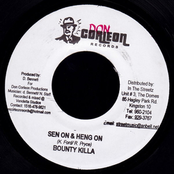 Bounty Killer Sen On & Heng On Vinyl 7" USED