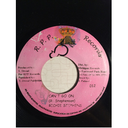 Richie Stephens Can't Go On Vinyl 7" USED
