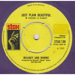 Delaney & Bonnie Just Plain Beautiful Vinyl 7" USED