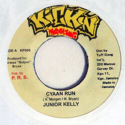 Junior Kelly Cyaan Run USED VINYL 7INCH 45 RPM